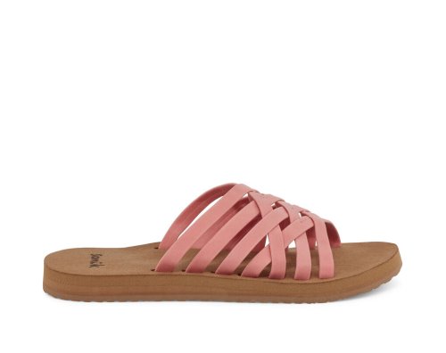 Sandale Sanuk Rio Slide Femme - Rose FUNZKT841